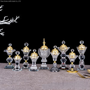 Brûleur d'encens en cristal direct fabricants four à charbon brûlant encens pilule porter encens style exotique - Product Image 4