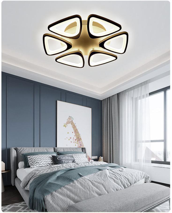 Dimmable Acrylic Art Mount Decorative Fancy Ceiling Light Modern Minimalist Indoor Bedroom Living Room Led Ceiling Lamp