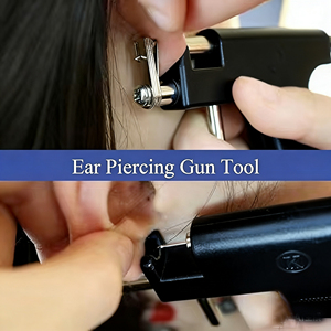 Kit profesional de acero inoxidable para Piercing corporal, nariz, orejas, labios, ombligo, joyería, conjunto de herramientas para Piercing para niños - Product Image 6