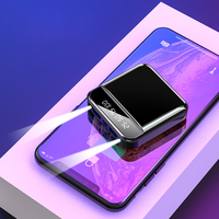 Power Bank Mini Portabel OEM Kapasitas Tinggi 10000mAh dengan Pengisian Cepat Port Type-C & Micro USB Input AC/DC untuk Penggunaan Luar Ruangan