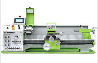 Tour à métaux horizontal Numobams NU260ES, portée de 260 mm, entre centres de 500 mm, 1500 W, semi-CNC, manuel, 220 V, pour tournage et filetage de métaux