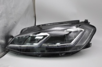 Nouveaux phares LED modifiés, lumière blanche et rouge, pour VW Golf7 MK7, mise à niveau vers 7.5 GTI, accessoires de voiture