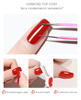HS OEM 1kg 1L Recharge en vrac Gel de finition diamant sans résidu super brillant sans HEMA ni TPO Gel UV LED Soak Off pour ongles
