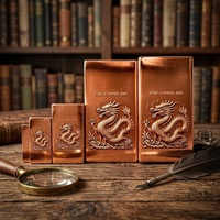 Ensemble de souvenirs en lingots de cuivre pur 999, tailles variées : 1oz, 5oz, 10oz, 500g, 1Kg
