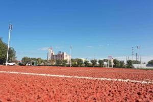Pista de goma sándwich semiprefabricada estándar internacional de pisos deportivos de alta calidad INOLP para atletismo para correr - Product Image 4