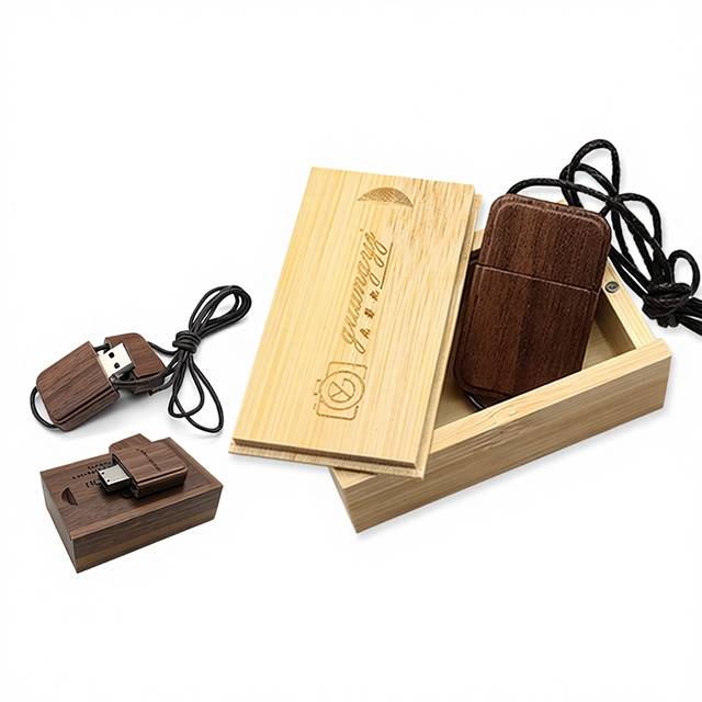 Creative Wooden Bamboo USB 2.0 Graduation Commemorative Gift U Disk 16GB Wood USB Flash Drive Gifts