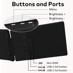 Manufacturer 14 Inch Triple Laptop Monitor Extender 1920x1200 IPS Plug and Play Display for Wholesale Buyers - Product Image 6