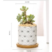Design personnalisé Pas Cher Gros En Céramique Plante D'intérieur Pots En Céramique Succulentes Pots De Fleurs
