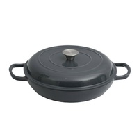Cacerola de Hierro Fundido Esmaltada de Buena Calidad, Cacerola/Pot para Cocinar, Cacerola Holandesa