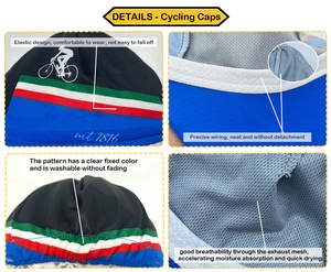 Ensemble de shorts de vélo personnalisés par sublimation, accessoire de manchette de refroidissement, vêtements de cyclisme respirants, ensemble de cyclisme personnalisé, maillot de cyclisme pour <span class=keywords><strong>homme</strong></span> - Product Image 5