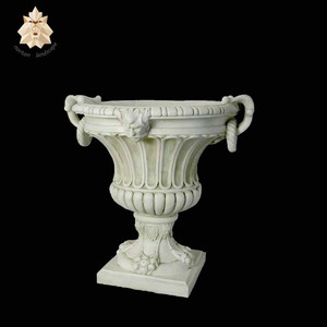 Chậu hoa đá cẩm thạch tự nhiên lớn, giá rẻ, chạm khắc thủ công, trang trí sân vườn ngoài trời - Product Image 1