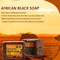 Savon à l'acide kojique en marque privée, blanchissant, glutathion pour éclaircir la peau, savon noir africain