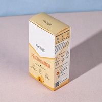Boîte d'emballage pliable personnalisée en carton alimentaire FSC RoHS ISO CMYK pour café, thé, substitut de repas en poudre