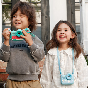 ZOYZOII 1000mAh recargable niños Cámara Digital de dibujos animados desmontable Selfie Stick con mango <span class=keywords><strong>Mini</strong></span> niños HD Cámara Digital - Product Image 4