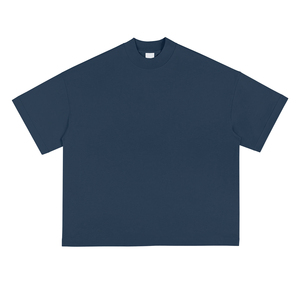 Heavy Weight 240gsm 100% Cotton <b>Plain</b> Oversized T-Shirt High Quality Drop Shoulder Blank T Shirt Men's Boxy Fit <b>Tshirts</b> - Product Image 1