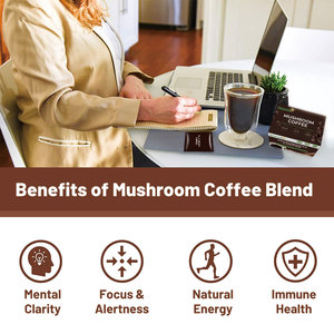 Em Room ushroom-Café <span class=keywords><strong>de</strong></span> marca privada, Chaga reishi, polvo orgánico para <span class=keywords><strong>la</strong></span> salud - Product Image 6