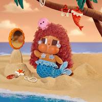 100% Оригинальная коллекционная игрушка POP MART CRYBABY Vacation Mode on Series — виниловый плюшевый кулон в слепой коробке, подарок, декор