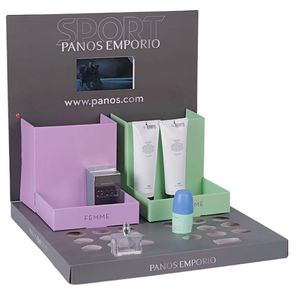 Quảng cáo cửa hàng bán lẻ bảng <span class=keywords><strong>Top</strong></span> PDQ hiển thị hộp có thể tái chế các tông hiển thị Hộp Mỹ phẩm nước hoa Showcase với màn hình LCD - Product Image 1