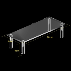 Rak figur rak kotak tampilan rak penyimpanan rak penyimpanan akrilik trapesium - Product Image 2