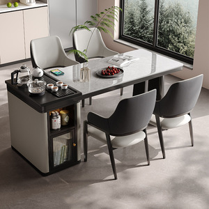 Juego de Mesa de Té Plegable de Madera, Estilo Moderno Minimalista y de Lujo, Fácil de Armar, Tamaño Pequeño, para Hogar, Balcón u Oficina - Product Image 5