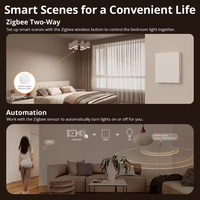 Interruptor de Pared Inteligente Zigbee SONOFF ZBM5 80/86 de 1/2/3 Botones, Compatible con Cable Neutro y Sin Cable Neutro, Modo de Relé Desconectable, Funciona con Home Assistant