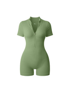 Combinaison de <span class=keywords><strong>yoga</strong></span> pour femmes à fermeture éclair, de haute qualité, très vendue, élastique et respirante, pour le fitness et le sport - Product Image 4