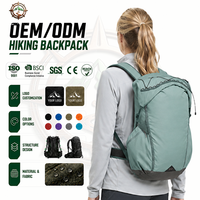 Sac à dos de randonnée en nylon durable personnalisé, multi-compartiments, 38L, pour le VTT, fourni directement par l'usine