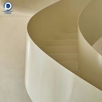 Escalier moderne DIY sur mesure en acier inoxydable et acier au carbone, élégant et de qualité supérieure, directement de l'usine, pour villas et hôtels haut de gamme
