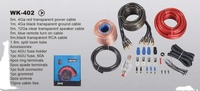 Kit kabel Audio mobil 4Ga Tiongkok pabrik kabel Audio mobil JLD Kit kabel Amplifier mobil buatan khusus Ofc atau Cca