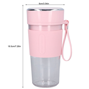 Mezclador portátil para el hogar, exprimidor, botella de plástico de grado alimenticio, licuadora de frutas y verduras - Product Image 4