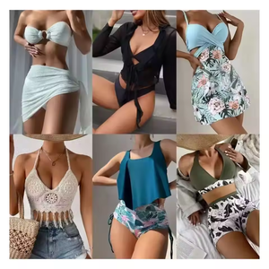 批发二手女式春夏连衣裙泳衣上衣服装批量工厂库存 - Product Image 5