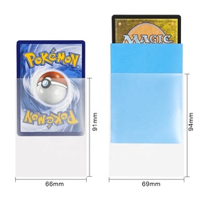 Trong suốt Matte thẻ bảo vệ tay áo 20 lụa bền nhựa cho ma thuật thu thập Thẻ quà tặng sử dụng - Product Image 5