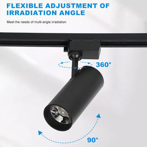 Le salon de système de rail d'intense luminosité a mené les lumières de voie de plafond en aluminium montées par surface 10W 20W 30W - Product Image 3