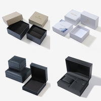 Tiroir de luxe cadeau papier carton logo personnalisé imprimé bracelet en velours boucle d'oreille collier bague emballage boîte à bijoux