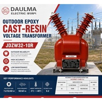 Transformateur de tension JDZW32-10R 10 kV pour la mesure et la protection, application pour systèmes moyenne tension