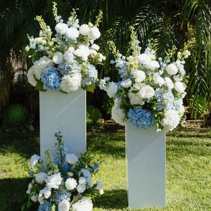 Boule de fleurs artificielles en soie FC171 pour mariage, centre de table, décoration florale, décoration de cérémonie - Product Image 1