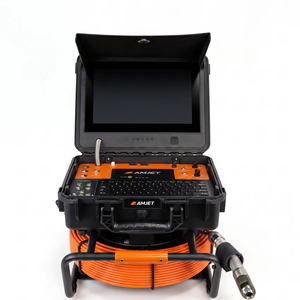 Cámara de Inspección de Alcantarillado AMJ Drain Eye-R13-Max HD de 360 Grados, Cámara de Inspección de Tuberías Portátil a Prueba de Agua IP68 para Detección de Tuberías - Product Image 1