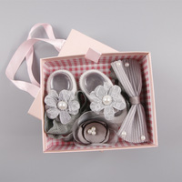Enfants cheveux accessoires usine en gros mignon filles bandeau bébé bandeau et chaussettes ensemble de chaussures pour nouveau-né bébé accessoires cadeau