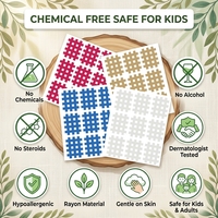 Chanson – Patch Portable Anti-Démangeaisons pour Piqûres d'Insectes, Soulagement des Démangeaisons, Répulsif Moustiques Extérieur