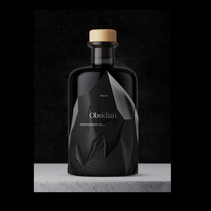 <span class=keywords><strong>700ml</strong></span> rõ ràng Matte Đen Nordic olso nút chai rượu hàng đầu tinh thần 750 ml chai thủy tinh cho rum Vodka Whisky Tequila Gin - Product Image 3