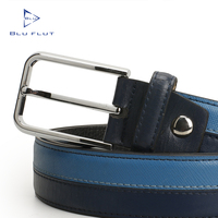 Accessoire de ceinture Boucle noire Blu Flut Personnalisation Boucles de ceinture à ardillon en alliage de grande taille avec logo Boucle de ceinture personnalisée