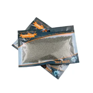 Hot Sell Custom Printing Soft Fishing Lure Bait Bag Storage Self Seal Zip Lock Bag For Soft Fishing Lure Bait Packaging