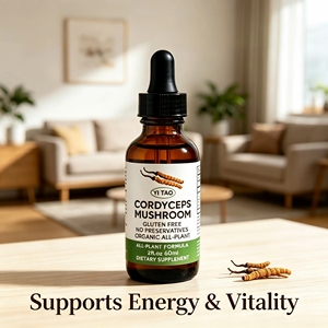 Cordyceps <b>Mushroom</b> <b>Drops</b> 60ml, All-Plant Formula, Gluten Free, No Preservatives, Liquid Extract Dietary Supplement for Energy - Product Image 3