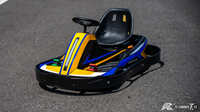 Châssis de karting professionnel à double amortissement, avec boîtier extérieur antichoc et capacité de charge, freinage électrique, en HDPE léger