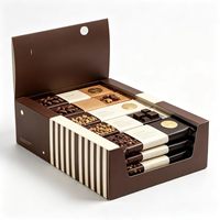 Conteneur de merchandising en carton ondulé pliable, emballage sur mesure pour les produits de boulangerie, les supermarchés et la vente en magasin