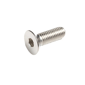 304 Stainless Steel M6 Flat Head Hex <b>Socket</b> <b>Screw</b> Class 8.8 Metric Standard Thread Plain Finish - Product Image 5