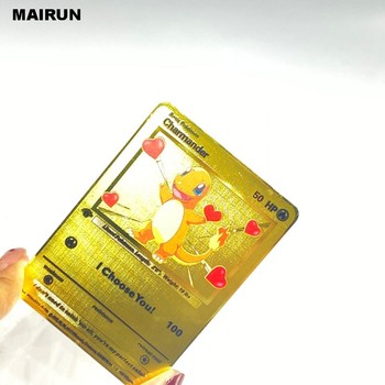 Pikachu Mega Rayquaza Gold Card | Premium Metal Trading Cards