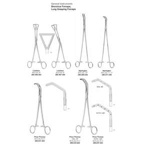 Thomas Price Instruments chirurgicaux orthopédiques cardiovasculaires manuels Pince à bronches en acier inoxydable de qualité allemande - Product Image 5