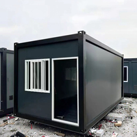 Maison préfabriquée de luxe à 2 étages en conteneurs, maison modulaire personnalisée en 3D, structure en acier imperméable et ignifuge pour complexe hôtelier, 2 à 4 chambres