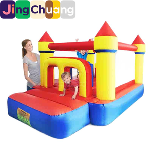 Castillo inflable transfronterizo para niños con tobogán, trampolín grande para uso doméstico y exterior, castillo de PVC engrosado con doble tobogán - Product Image 5